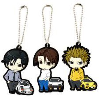 New Initial D the Movie Legend 3 -Mugen- Rubber Mascot ครบเซ็ต 3 แบบ