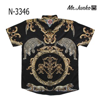 ⚡ ส่งฟรี⚡เสื้อเชิ้ต งานต่อลาย Mr-Junko ผ้านิ่มใส่สบายไม่ร้อน N-3346