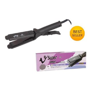 เครื่องหนีบผม Super V Inter Ionic Hair รุ่น SU288 (หน้ากลาง มีฟัน)