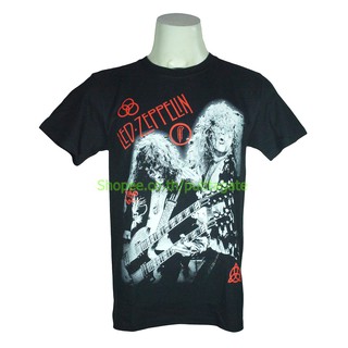 เสื้อวง Led Zeppelin เสื้อไซส์ยุโรป เลด เซพเพลิน PTA560 เสื้อยืดแฟชั่นวงดนตรี