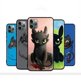 H-158 เคสโทรศัพท์มือถือ ซิลิโคนนุ่ม ลาย Toothless สําหรับ Samsung Galaxy A9 A6 A8 J6 M10 J8 A7 Plus