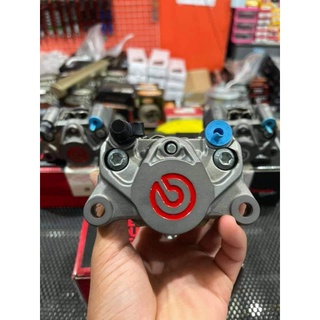 ปั๊มปักข้างเบรมโบ้ (Brembo) โลโก้แดง 2Pot แท้