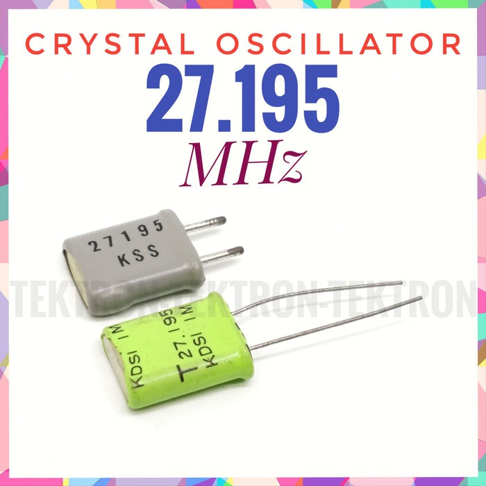 KDS Daishiku Crystal oscilator 27.195MHz xtal osculator 27.195 MHz 27