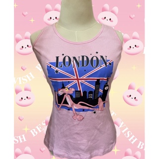 เสื้อกล้ามยี่ห้อ pink panther แท้