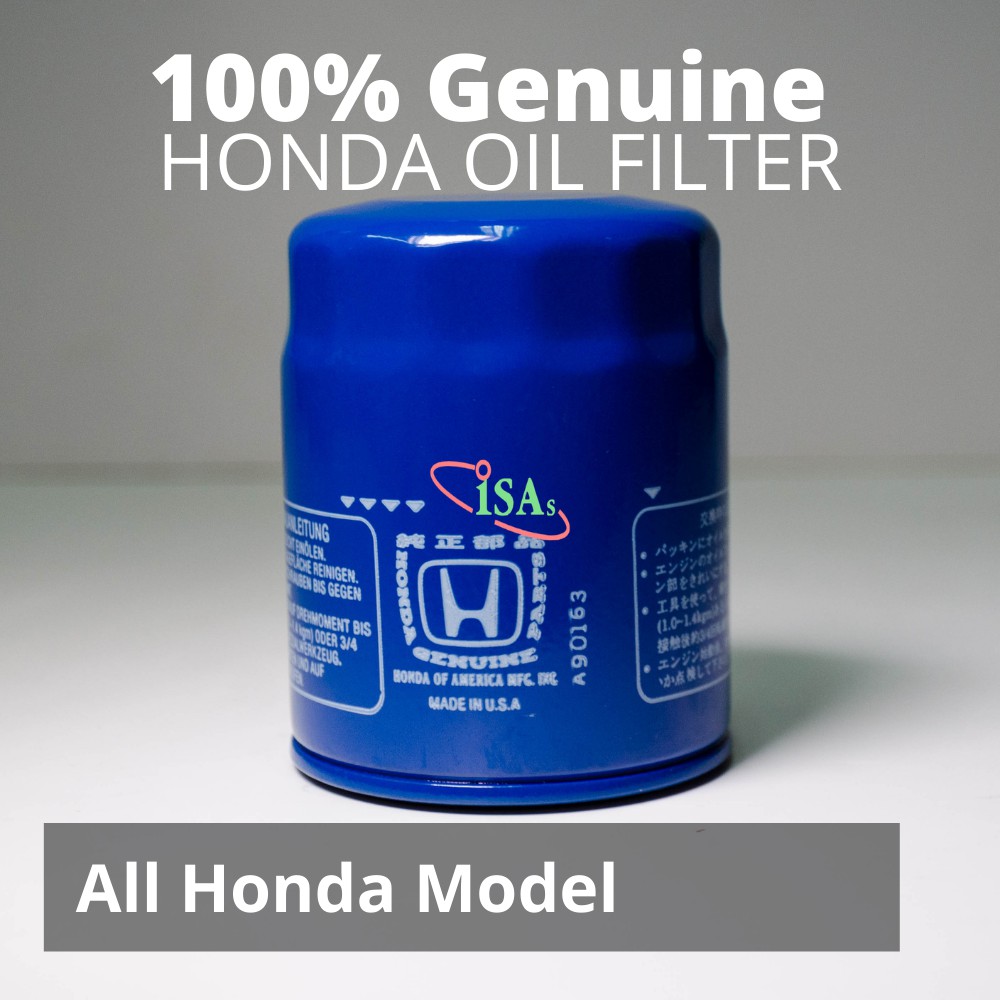กรองน้ํามันฮอนด้าสําหรับ Honda Jazz City HRV Freed Odyssey Accord Civic BRV CRZ Stream CRV Insight 1