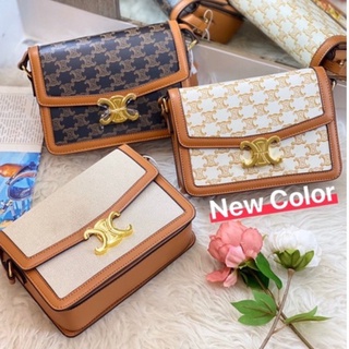 CL Box Vintage / CL canvas size 22 cm งานเกรดพรีเมี่ยมนะคะ พร้อมสายสะพายปรับระดับ