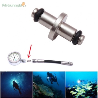 1pcs Scuba Diving High Pressure T End  Swivel Spool With O-ring For SPG, Gauges