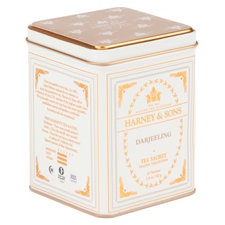 Harney&amp;Sons Darjeeling ดาร์จีลิ่ง ราชินีแห่งชา ลงตัวด้วยกลิ่นซิตรัสที่สดใสและกลิ่นที่เข้มกว่าของแอปริคอตและพลัม