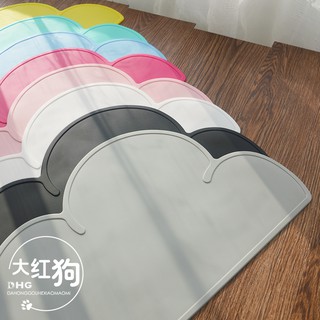 แผ่นยางรองชามอาหารรูปเมฆ มี 6 สีคะ
