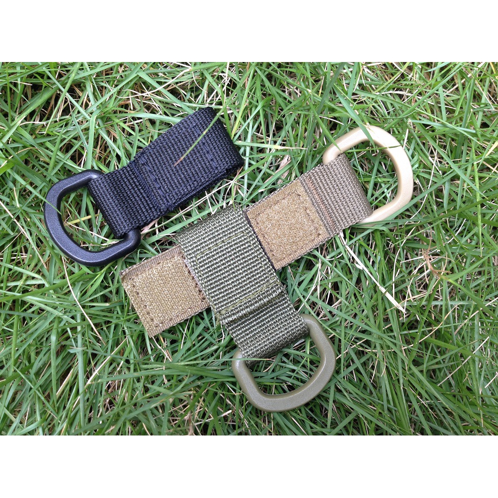 กระเป๋าเป้สะพายหลังยุทธวิธีแบบแขวนหัวเข็มขัด Carabiner ตะขอปีนเขา