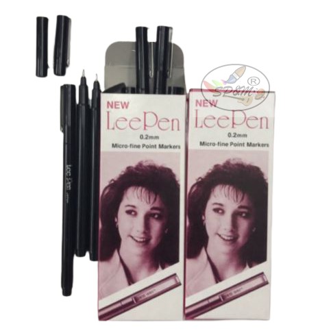 ปากกาตัดเส้น 0.2 Leepen (12แท่ง/กล่อง) Made in Japan
