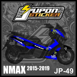 สติกเกอร์ กึ่งสําเร็จรูป สําหรับ Yamaha NMAX 155 OLD 2015-2019 - JP-49