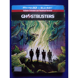 Blu-ray แท้ (3D+2D)+Steelbook : Ghostbusters (2016)/บริษัทกำจัดผี/มีเสียงไทย มีซับไทย