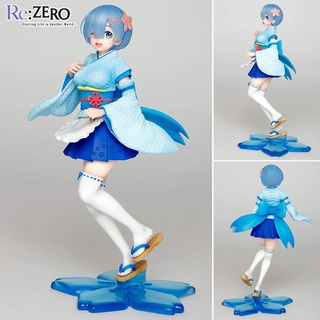 Figure ฟิกเกอร์ Model Re Zero Starting Life in Another World รีเซทชีวิต ฝ่าวิกฤตต่างโลก Rem เรม Kimono Maid ชุดกิโมโน