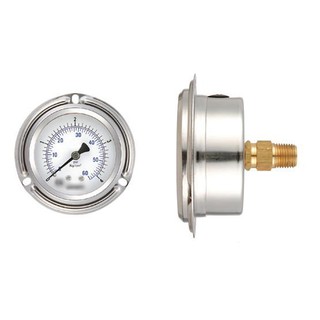 เกจ์วัดแรงดัน Pressure Gauge ชนิดน้ำมัน Glycerine Grade A สแตนเลส 316L