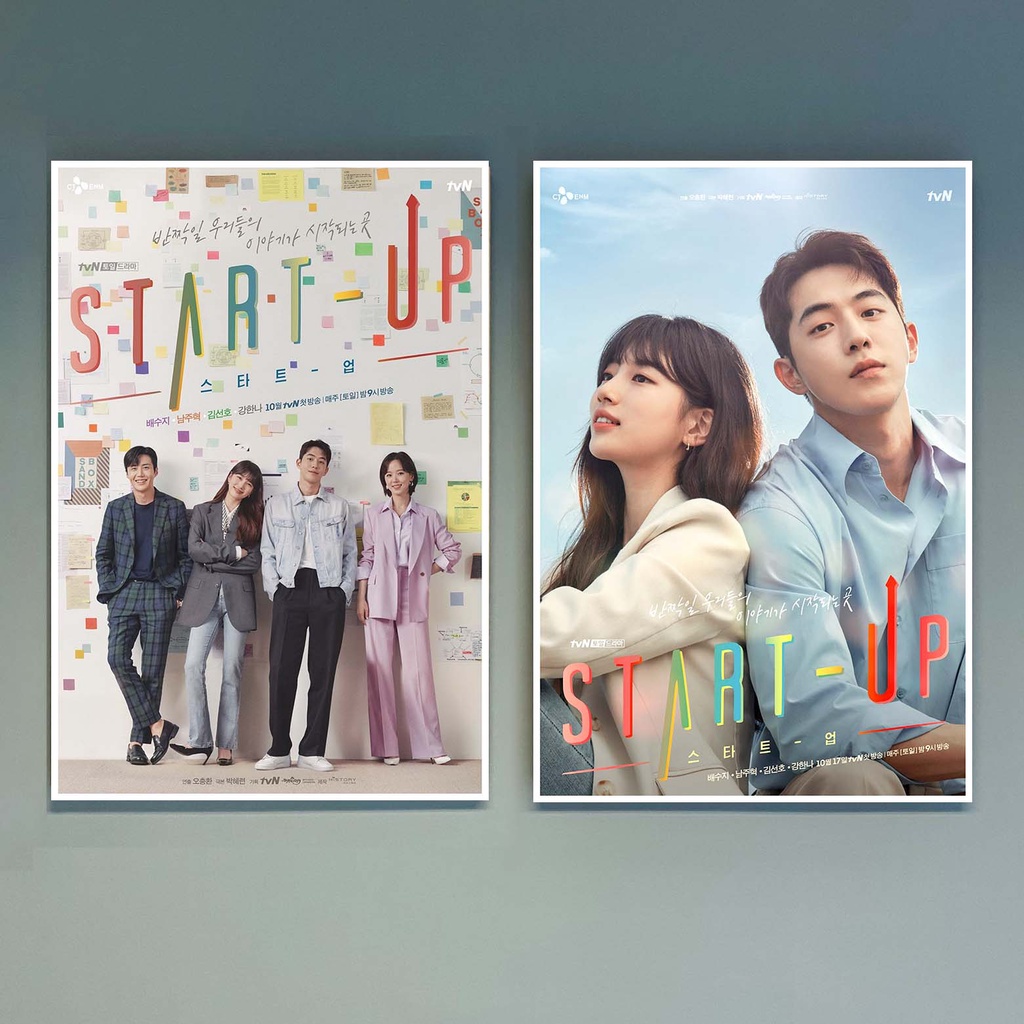 Start-Up Posters (TV Series) โปสเตอร์ซีรีย์เกาหลี สตาร์ทอัพ 2020 / Nam Joo-hyuk, Kim Seon-ho, Bae Su