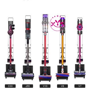 ที่วาง ขาตั้งเครื่องดูดฝุ่น ขาตั้งสำหรับเครื่องดูดฝุ่น ❌ไม่ต้องเจาะผนัง รุ่นใหม่มีที่เก็บสายไฟ พร้อมล้อ