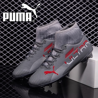 รองเท้าสตั๊ดสไปค์Puma Ultra รองเท้าฟุตบอล RED Mens ultra-light breathable FG รองเท้าฟุตบอลกลางแจ้ง ฟุตบอล