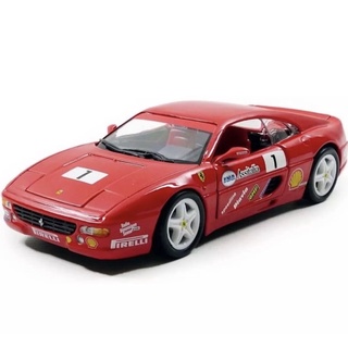 รถโมเดลเหล็กFerrari F355 Challenge สเกล1:24 รายละเอียดสวยสมจริงทั้งภายนอกและภายในเป็นงานโมเดลสำหรับตั้งโชว์