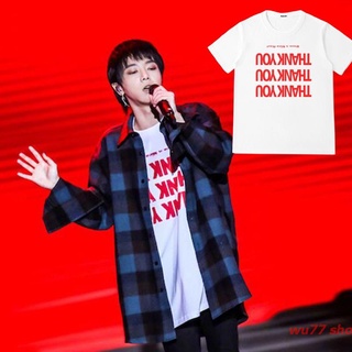 wu77 shop 2022 เสื้อยืด ชายหญิง T Shirt ผ้า Cotton 100% ไม่หด ไม่ย้วย สไตล์เกาหลีน่ารัก sale