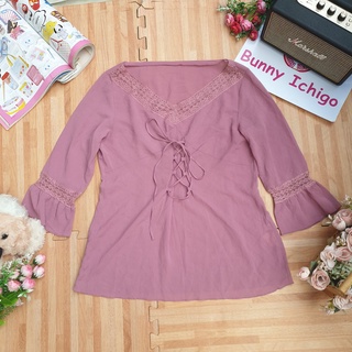🍓 Voll 🐰 เสื้อเชิ๊ต อก 38 สภาพดี ผ้าเลื่อมๆเงาๆ สวยมากค่ะ