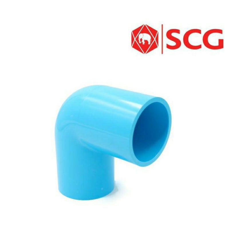 SCG ข้องอ90องศา-หนา ขนาด 100(4") พีวีซี ท่อน้ำดื่ม ข้องอ PVC อุปกรณ์ท่อ ท่อประปา ท่อการเกษตร