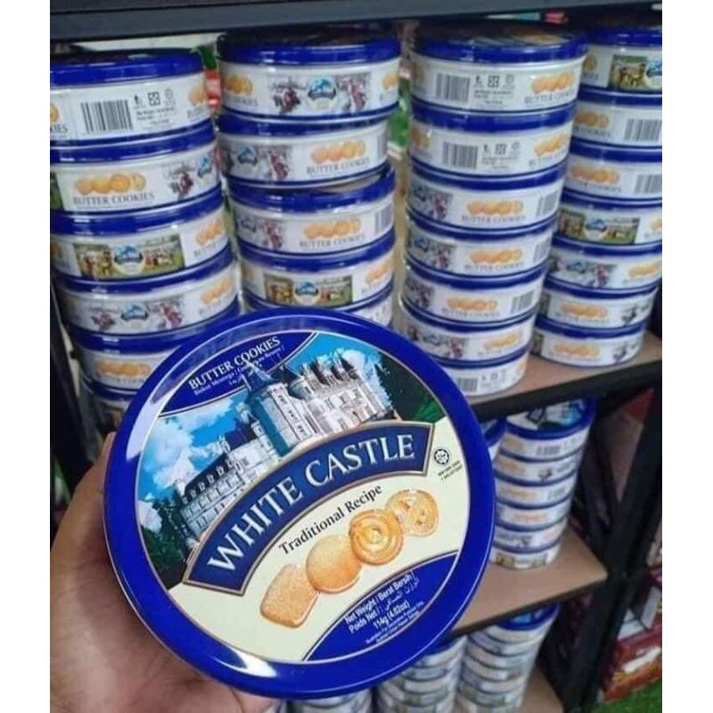 white​ castle​ butter​ cookies​ รสดั้งเดิม (สีน้ำเงิน)