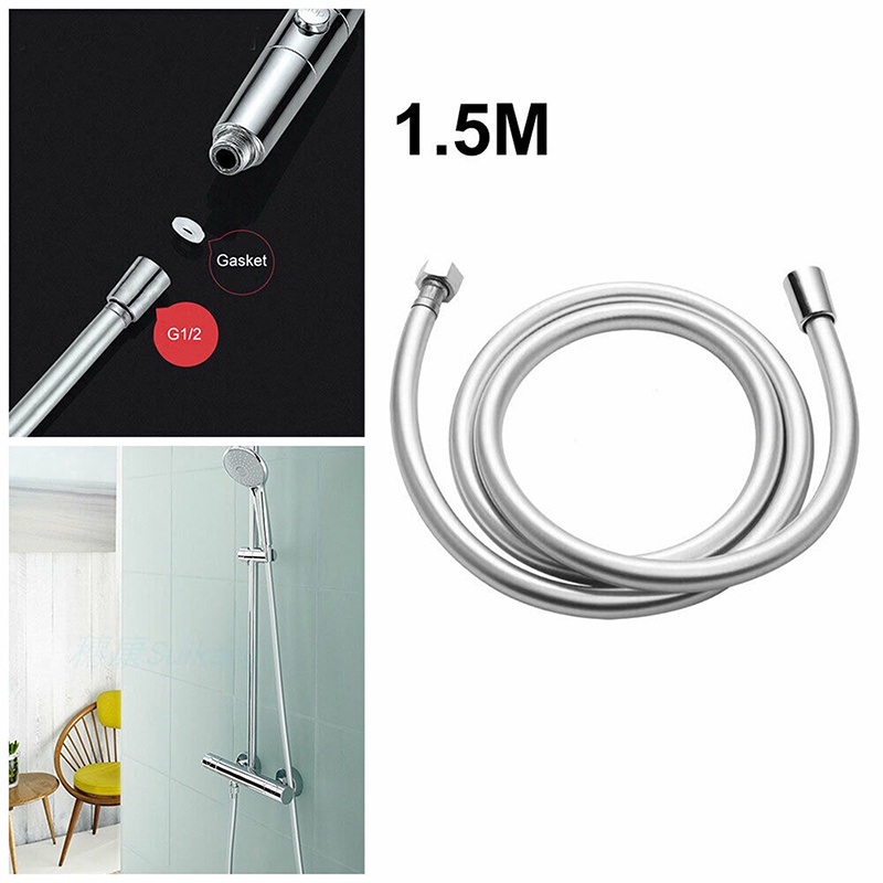 อุปกรณ์เสริมเครื่องทำน้ำอุ่น Shower Hose PVC High Pressure Handheld