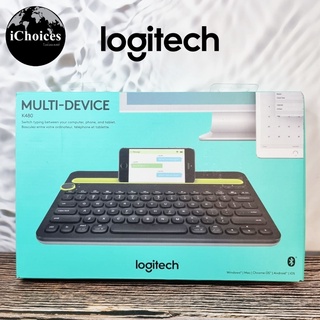 [Logitech] Multi-Device K480 Bluetooth Keyboard, Black โลจิเทค คีย์บอร์ด บลูทูธ เชื่อมต่อได้หลายอุปกรณ์