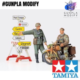 TAMIYA 35241 1/35 โมเดลประกอบ โมเดลทหาร German Motorcycle Orderly Set