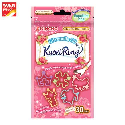 คินโช คาโอะริ ริงก์ น้ำมันตะไคร้หอม 30 ชิ้น/Kincho KaoriRing Citronella Oill 30 P