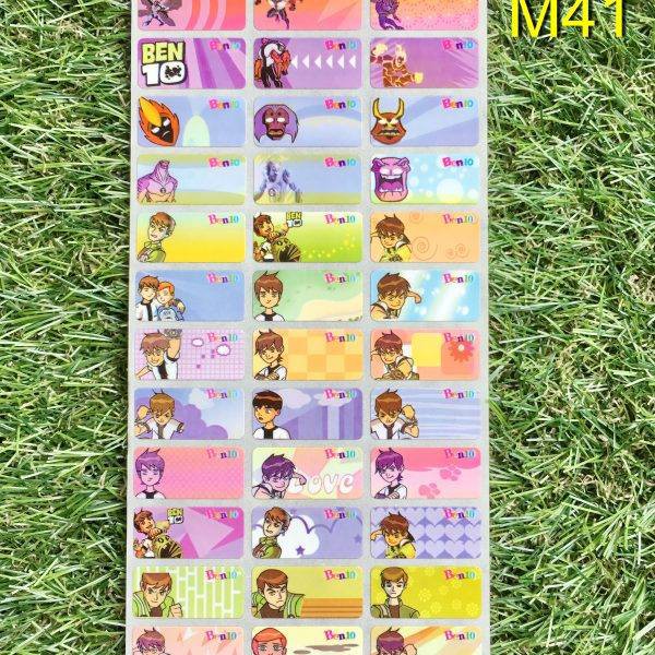 🎀สติ๊กเกอร์ชื่อกันน้ำ🎀 ลาย #M41