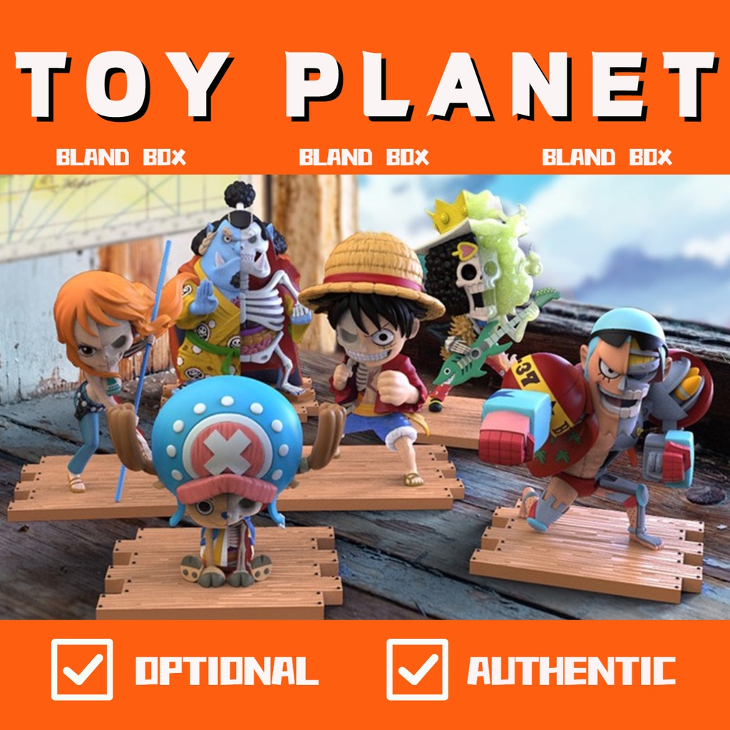 [TOY Planet] POP MART Popmart ART TOY Mighty Jaxx One Piece Season 2 series ชุดกล่องสุ่ม ตุ๊กตา