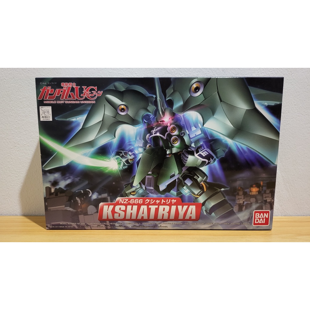 Bandai  SD Gundam BB No 367 - NZ-666 Kshatriya Gundam  โมเดล กันดั้ม กันพลา