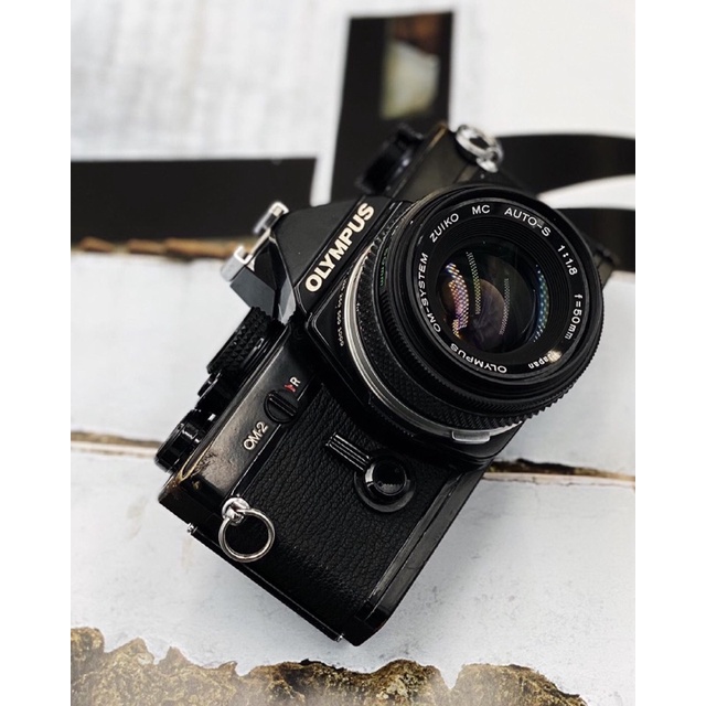 Olympus OM-2 Black + OM-System Zuiko MC Auto-S 50mm 1:1.8 | Shopee
