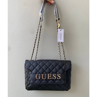 กระเป๋าสะพาย สายโซ่ น่ารัก GUESS ILLY CONVERTIBE CROSSBODY FLAP BAG