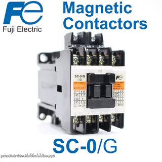 SC-0/G FUJI SC-0/G Fuji Electric MAGNETIC CONTACTORS Fuji Electric แมกเนติกคอนแทกเตอร์ MAGNETIC SC-0/G MAGNETIC