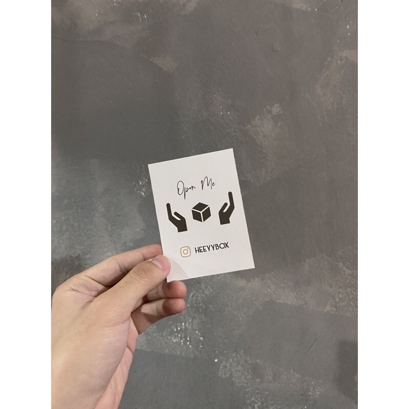 สติ๊กเกอร์ Open Me พร้อมส่ง