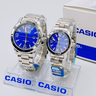 Casio มีวันที่ สายสแตนเลส