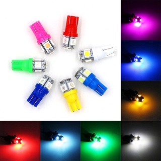 *หลอดไฟหรี่ LED T10 5SMD (ราคาคู่ละ 10.- บาท) มี 7 สีให้เลือก 12V