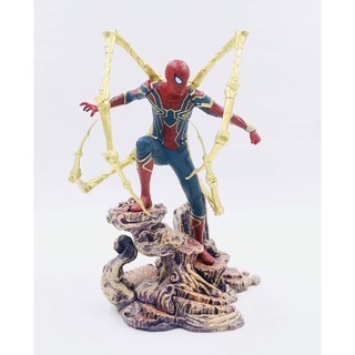 [ส่งฟรี] โมเดล Avengers Spiderman Spider Man สไปเดอร์แมน วัสดุ PVC สูง 28 Cm.