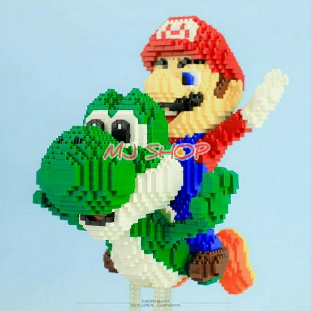 เลโก้นาโน มาริโอกับโยชิ mario & yoshi บินได้พร้อมฉาก (3300ชิ้น) ยี่ห้อ LP