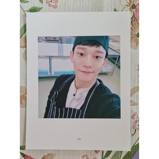 [แท้/แบ่งขาย/4 หน้า 100] หน้าโฟโต้บุ๊ค เฉิน Chen CBX Selfie Book Photo Book EXO