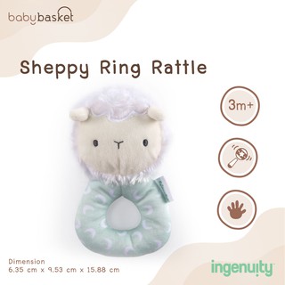 Bright Starts Sheppy Ring Rattle ตุ๊กตาเขย่าแล้วมีเสียง