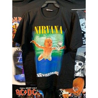 NR139 เสื้อยืดวงร็อค NIRVANA เนวานา เสื้อวง เสื้อยืดเนวานา เสื้อวินเทจ