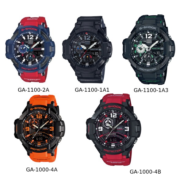 นาฬิกา G-Shock GA-1000 GA-1100 GA-1000-1,GA-1000-4A,GA-1000-4B,GA-1100-1A3,GA-1100-2A ,GA-1100-2B,GA