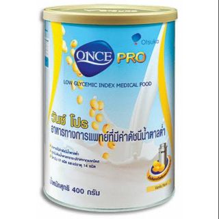 Once pro วันซ์โปร400กรัม​ วันซโปร​ วันโปร once-pro​ onepro​ อาหารทางการแพทย์​  อาหารเบาหวาน​ ลดความอ้วน​