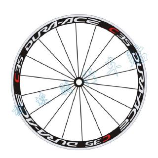 Dura-Ace C35 700C สติ๊กเกอร์สะท้อนแสงสําหรับติดตกแต่งล้อรถจักรยาน 30/40/50มม.