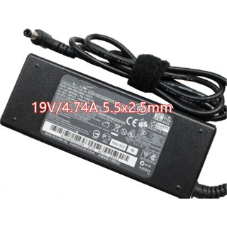 Di shop Adapter 19V 4.74A 5.5 x 2.5mm Power Supply for Asus Laptop (Black)