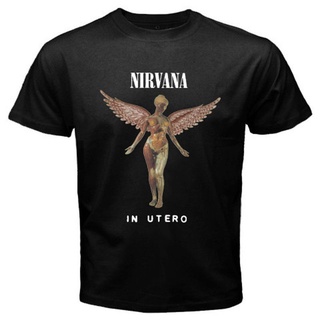 เสื้อยืดครอปเสื้อยืด ลาย Nirvana IN UTEROS-5XL